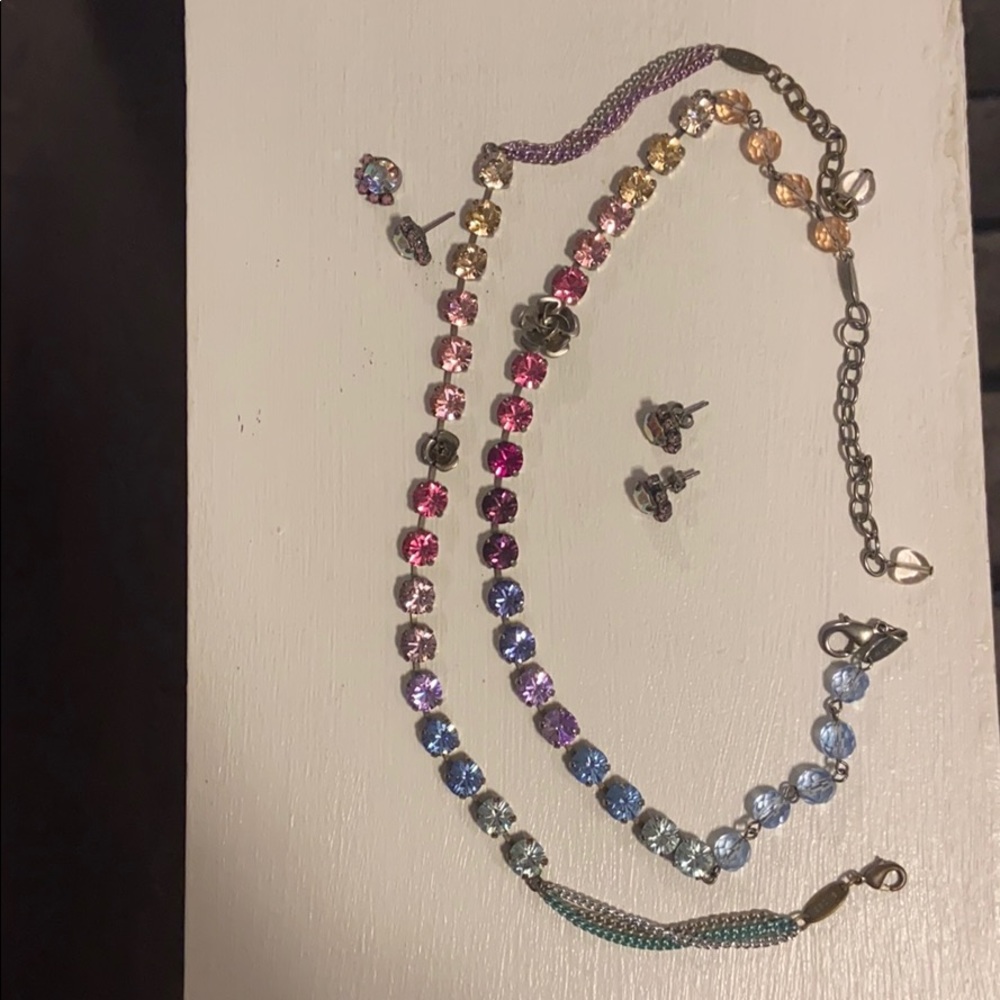 Mother-Daughter Sabika Necklace and earring set